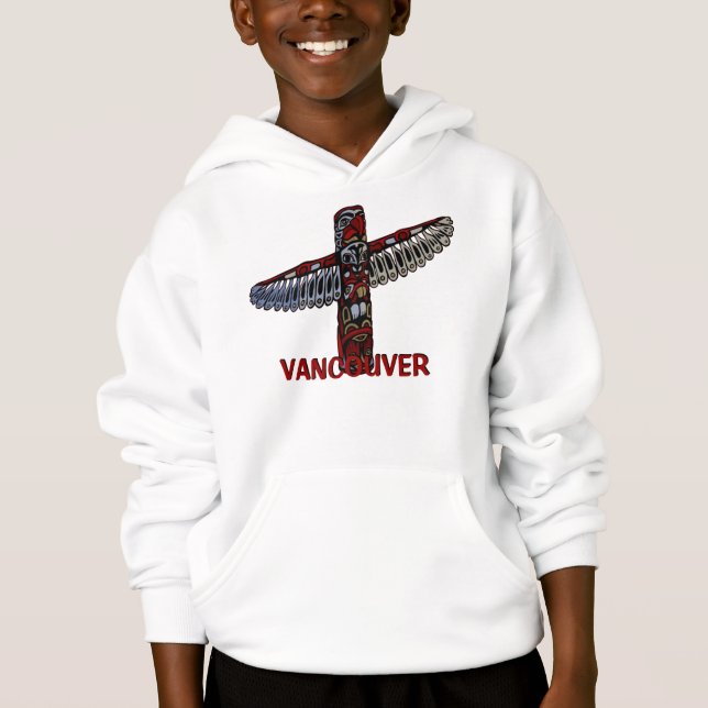 Noche de recuerdo de Vancouver Hoodie para niños (Anverso)
