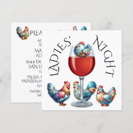 NOCHE DE SEÑORAS, etc. Invitación