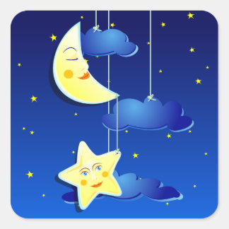 Noche de sueño, pegatina