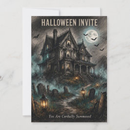 Noche de Terror en Mansión Victoriana • Invitación