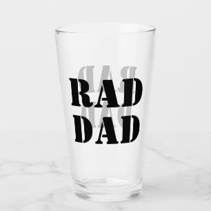 Noche de tipografía moderna negra de Rad Dad