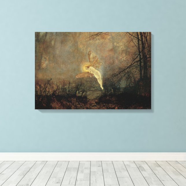 Noche de verano de Grimshaw, arte victoriano vinta (Insitu (piso de madera))