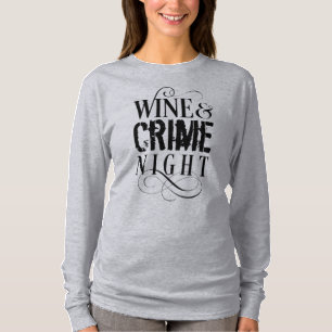 Noche del vino y el crimen - Camiseta del crimen v