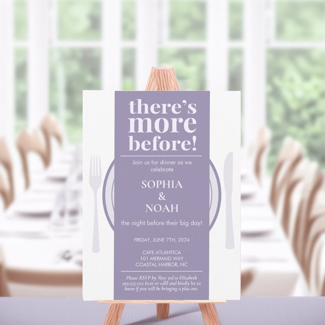 Noche divertida antes de la cena Invitación Dusty  (Subido por el creador)