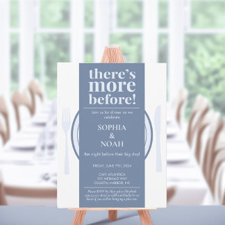 Noche divertida antes de la cena Invitación Slate 