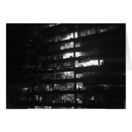 Noche en la ciudad, tarjeta