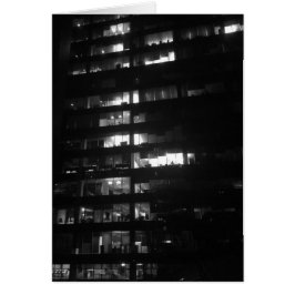 Noche en la ciudad, tarjeta