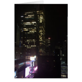 Noche en la ciudad, tarjeta