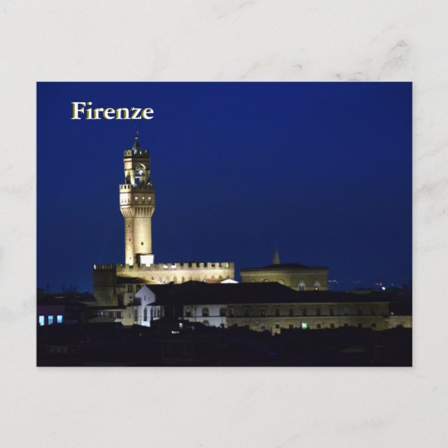 Noche en la postal de Firenze (Anverso)