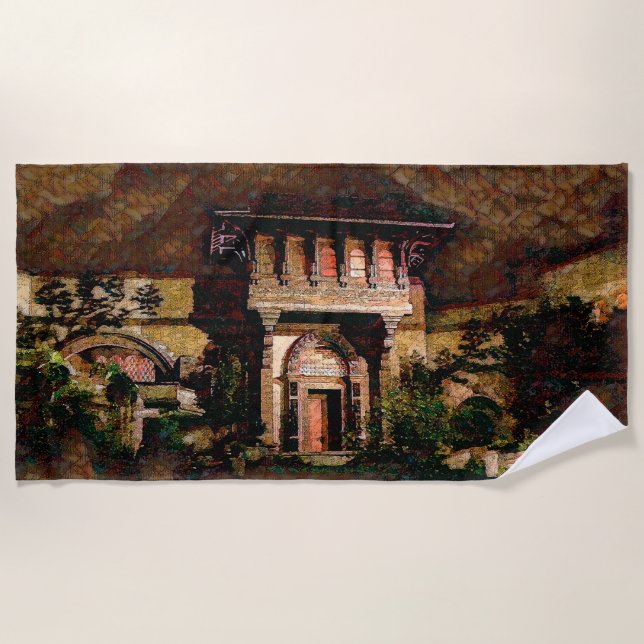 NOCHE EN LA toalla de playa SHANGRI-LA (Anverso)