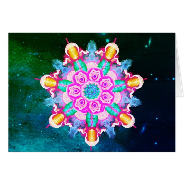 *~* Noche estrellada azul, energía de curación ver (Anverso (Horizontal))