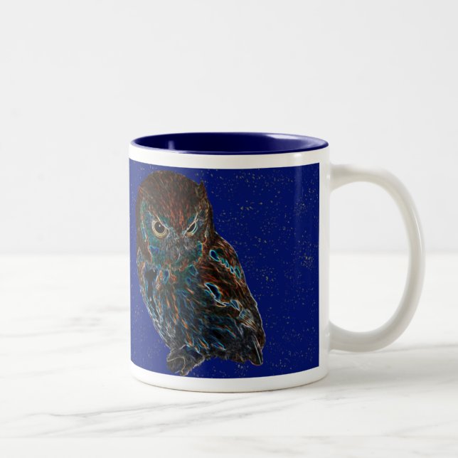 Noche estrellada de la taza del búho (Derecha)