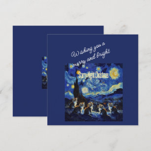 Noche estrellada de Navidad Van Gogh Amante de los