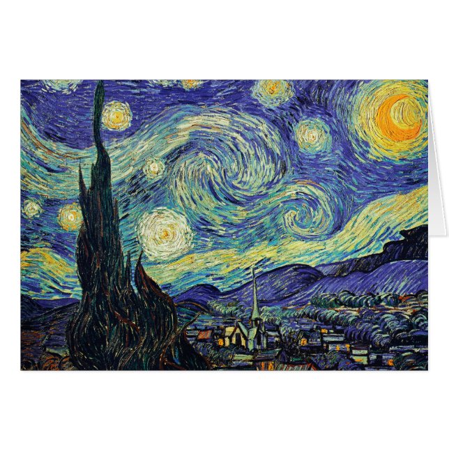Noche estrellada de van Gogh (Anverso (Horizontal))