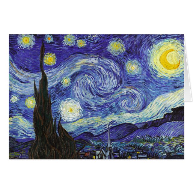 Noche estrellada de Van Gogh (Anverso (Horizontal))