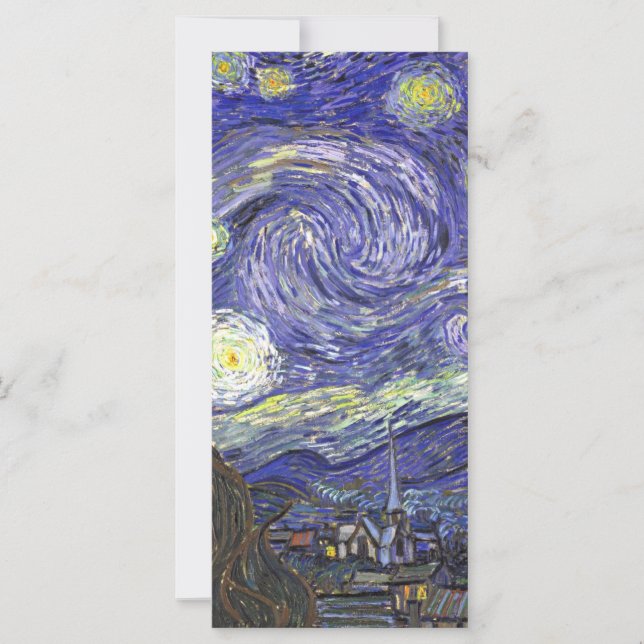 Noche estrellada de Vincent van Gogh (Anverso)