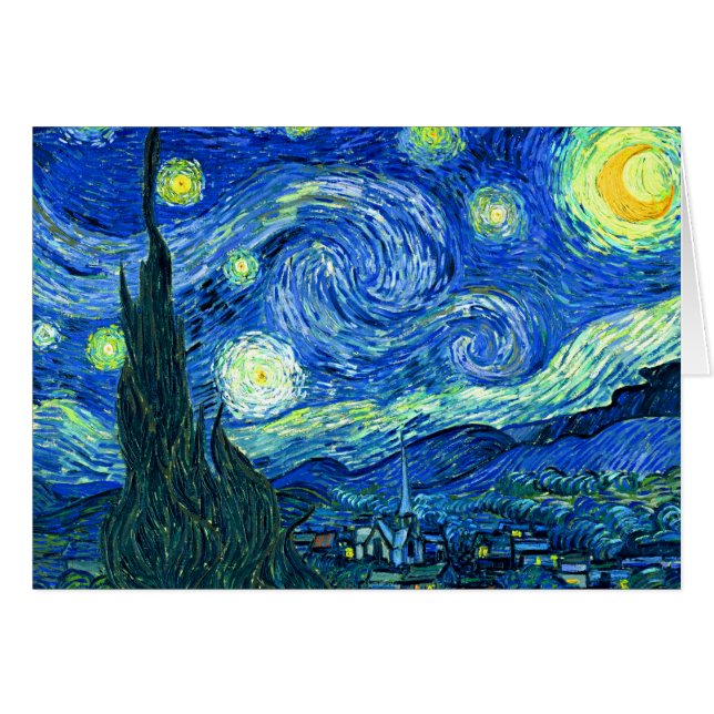 noche estrellada de Vincent van Gogh (Anverso (Horizontal))