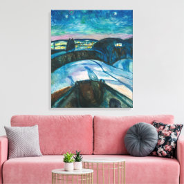 Noche estrellada | Edvard Munch | Impresión fotogr