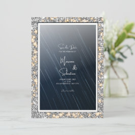 Noche estrellada la tarjeta de boda GUARDA LA FECH
