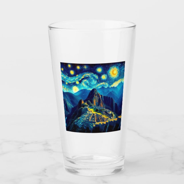 Noche estrellada Machu Picchu Perú (Anverso)