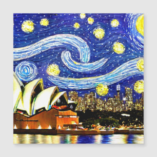 Noche estrellada Ópera de Sydney Australia