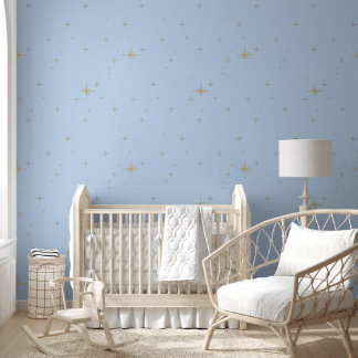 Noche estrellada - Papel pintado azul de pelar y p