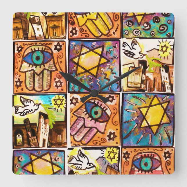 Noche estrellada Reloj de marfil de Israel (Anverso)