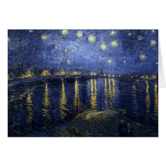 Noche estrellada sobre el Rhone