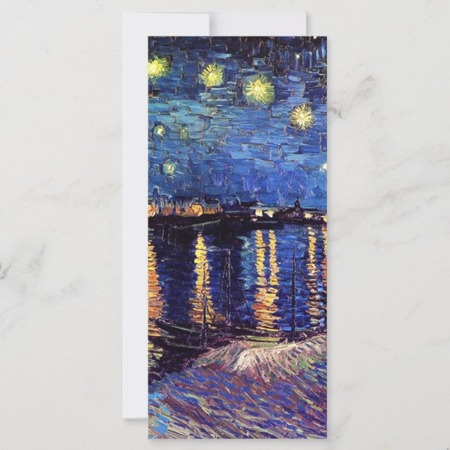 Noche estrellada sobre el Ródano, Vincent van Gogh (Anverso)