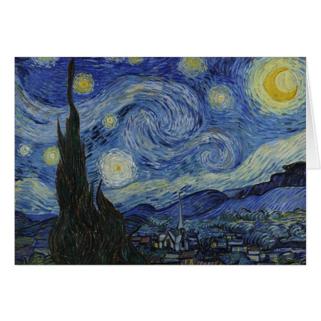 Noche estrellada - Van Gogh (Anverso (Horizontal))
