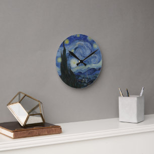 Noche estrellada - Van Gogh Reloj de pared grande