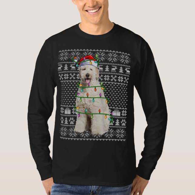 Noche feo estilo suéter Santa Labradoodle Perro Ch (Anverso)