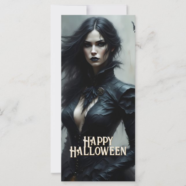 Noche gótica de Halloween del misterio (Anverso)