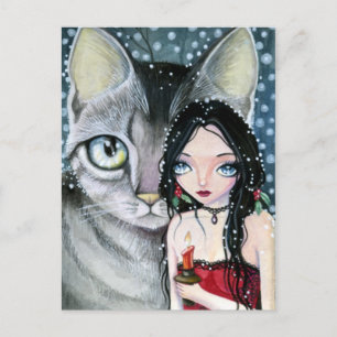 Noche Holly - postal