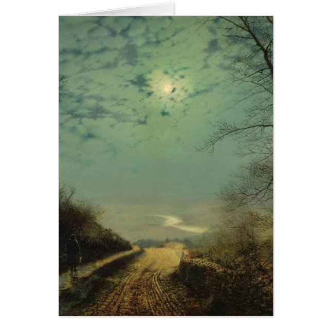 Noche iluminada por la luna (Frente)