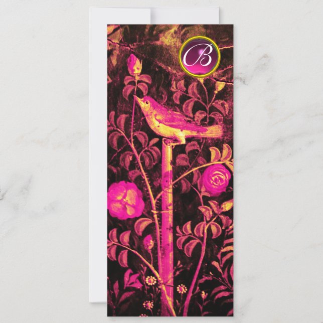 NOCHE, MONOGRAMA ROSA, Programa Negro Rosa (Anverso)