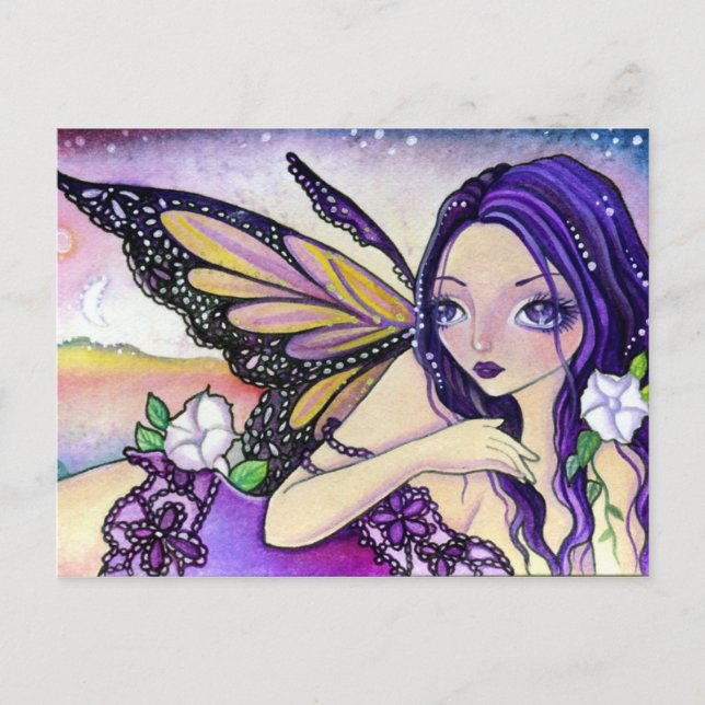 Noche MoonFlower - Postal (Anverso)