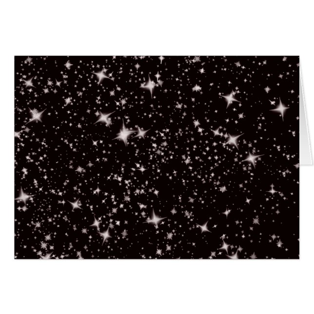 noche negra de estrellas (Anverso (Horizontal))