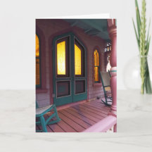 Noche nocturna - Tarjeta navideña Martha's Vineyar