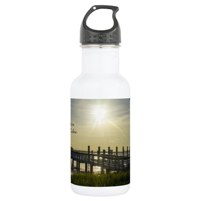 Noche Pacífica En Botella De Agua Cooper River (Anverso)