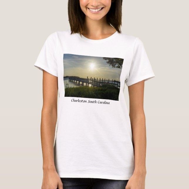 Noche Pacífica En La Camiseta Cooper River (Anverso)