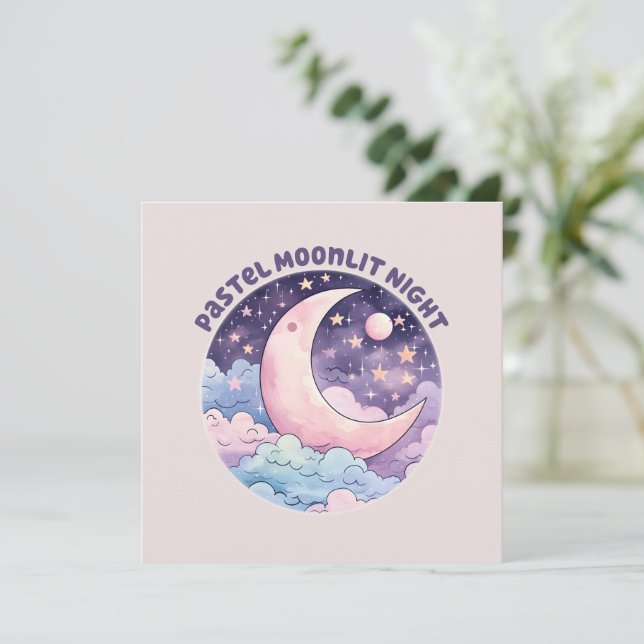 Noche Pastel Moonlit - Luna Crescent Dreamy (Anverso de pie)
