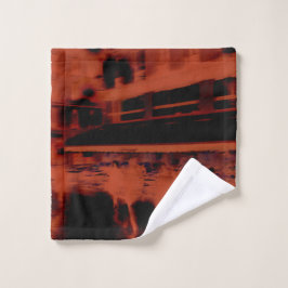 Noche roja de París. Movimiento borroso de Guay