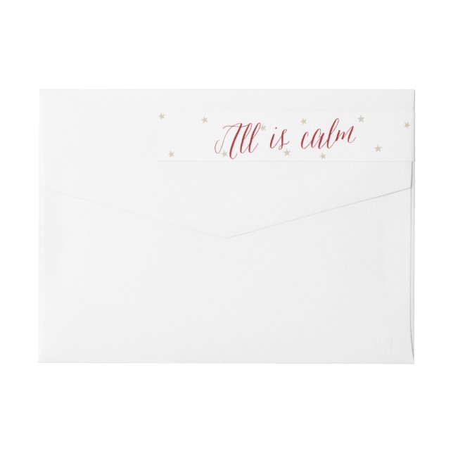 Noche silenciosa todo es Navidades tranquilos (Reverso)