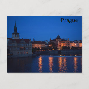 NOCHE SOBRE LA POSTAL DE PRAGA