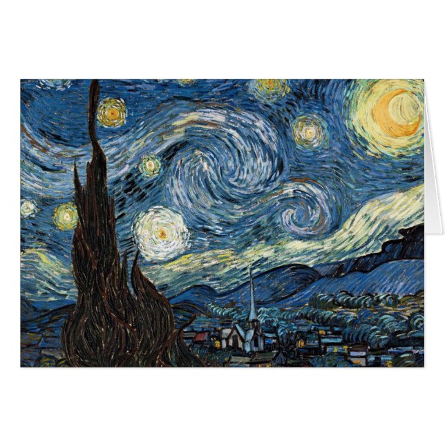 Noche Van Gogh Starry (Anverso (Horizontal))