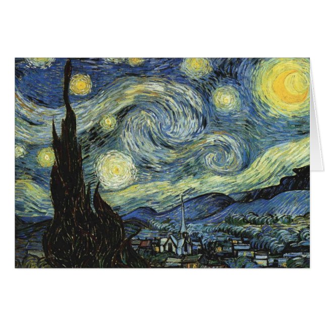 Noche Van Gogh Starry (Anverso (Horizontal))