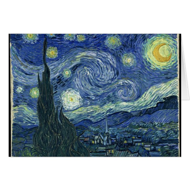 Noche Van Gogh Starry (Anverso (Horizontal))
