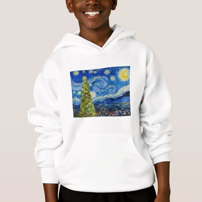 Noche Van Gogh Starry - Árbol de Navidad (Anverso)