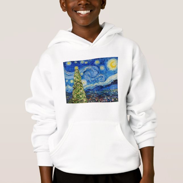 Noche Van Gough Starry - Árbol de Navidad (Anverso)